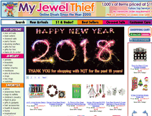 Tablet Screenshot of myjewelthief.net